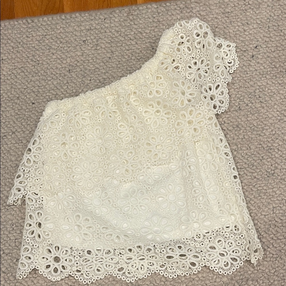 Jack by BB Dakota Lolita One-Shoulder off-white XS - Picture 9 of 11